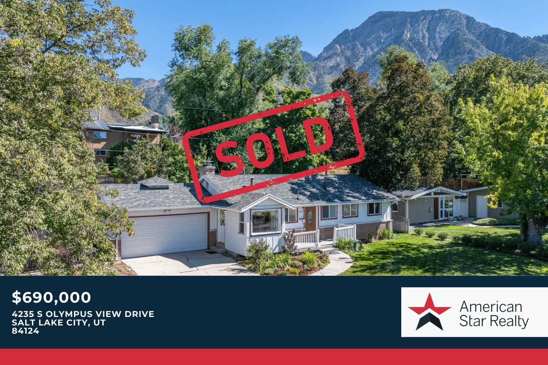 House sold in Salt Lake City.