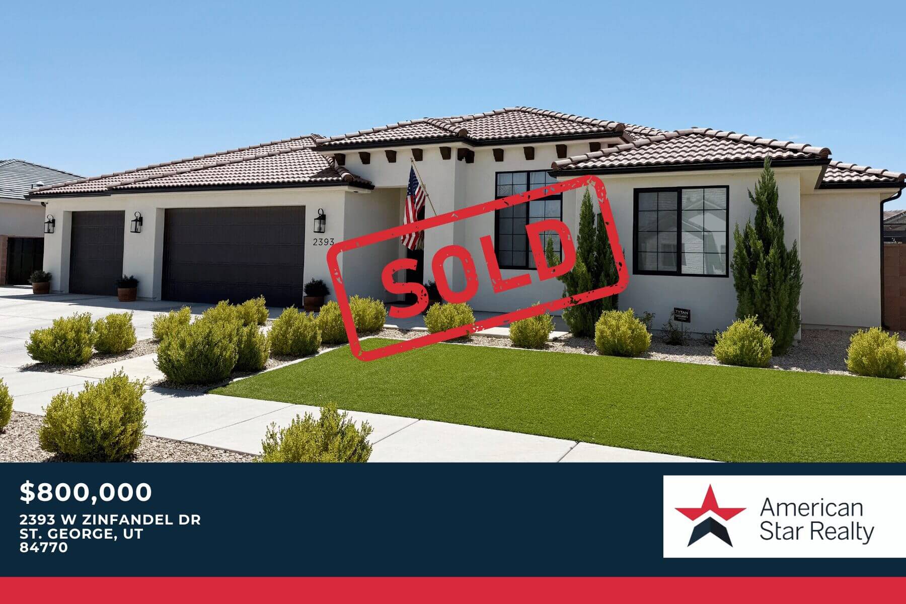 House sold, St. George, Utah listing.